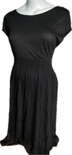 Load image into Gallery viewer, L H&amp;M Mama Maternity Black T-shirt Dress
