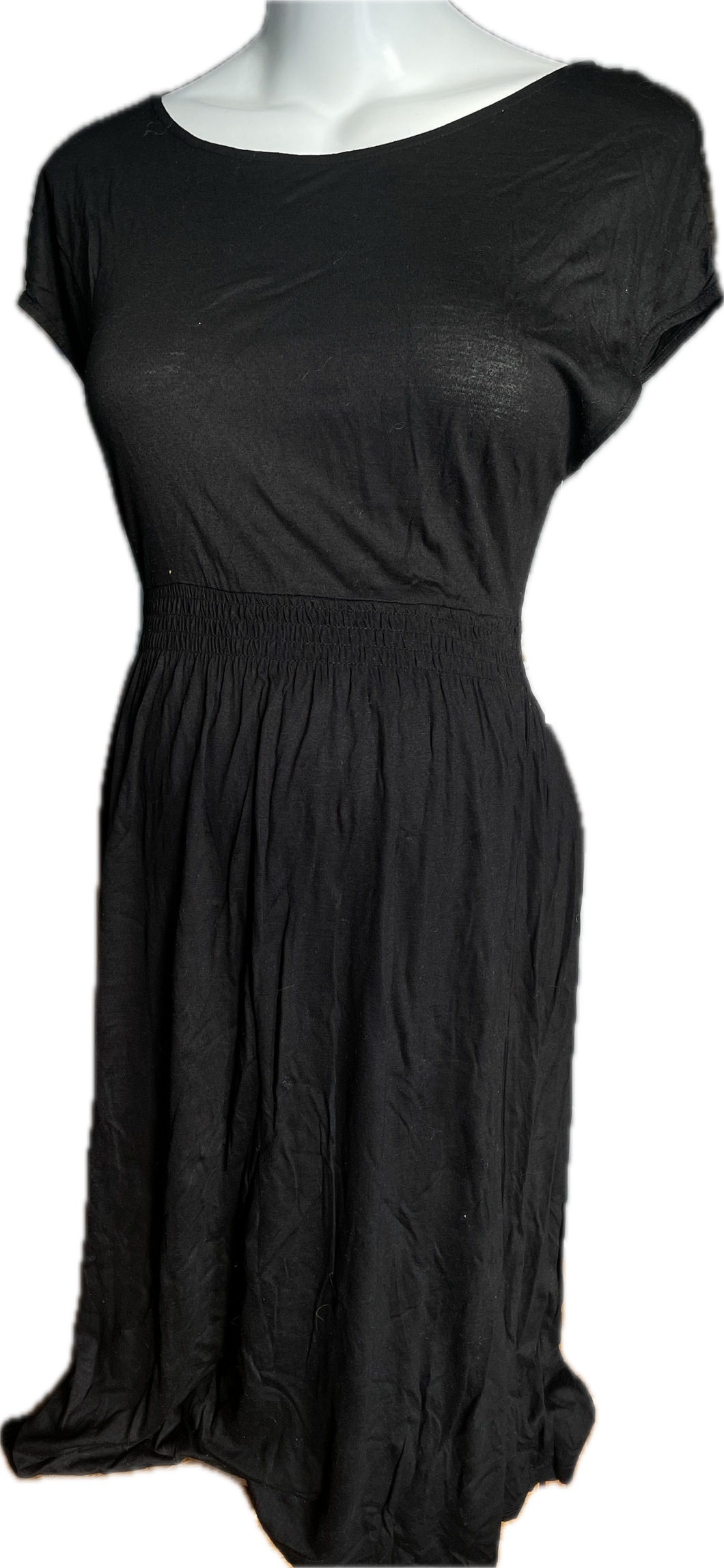 L H&M Mama Maternity Black T-shirt Dress
