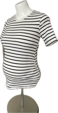 Load image into Gallery viewer, M H&amp;M Mama Short Sleeve Top in Stripe

