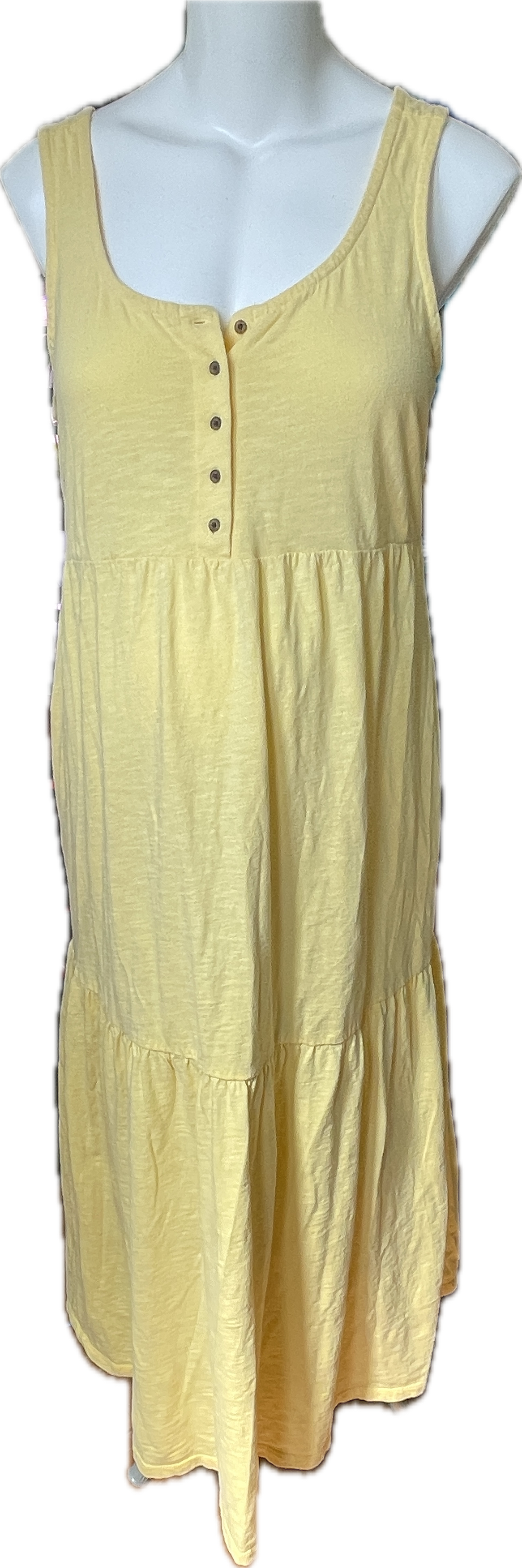 L Old Navy Maternity Maxi Dress in Yellow
