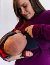 Load image into Gallery viewer, Momzelle hoodie Dahlia breastfeeding Nursing 
