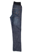 Load image into Gallery viewer, H&amp;M maternity jeans straight leg slim fit full panel maternity pants clothes affordable Canada Canadian
