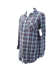 Load image into Gallery viewer, CLEARANCE  M Thyme Maternity Flannel top in Plaid
