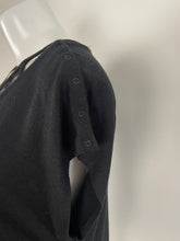 Load image into Gallery viewer, CLEARANCE XL Thyme Maternity Black Knit  Feeding &amp; Maternity Top
