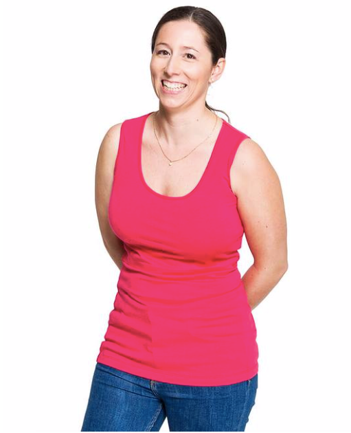 Momzelle  lift access basic nursing tank This maternity top  is for breastfeeding and is fitted.  Pink