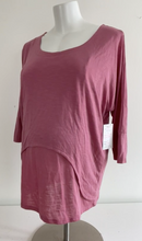 Load image into Gallery viewer, CLEARANCE XL Thyme Maternity &amp;  Feeding Top in Pink
