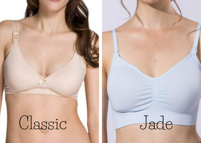 Classic Bra by Momzelle vs. Jade Bra by Modern Eternity