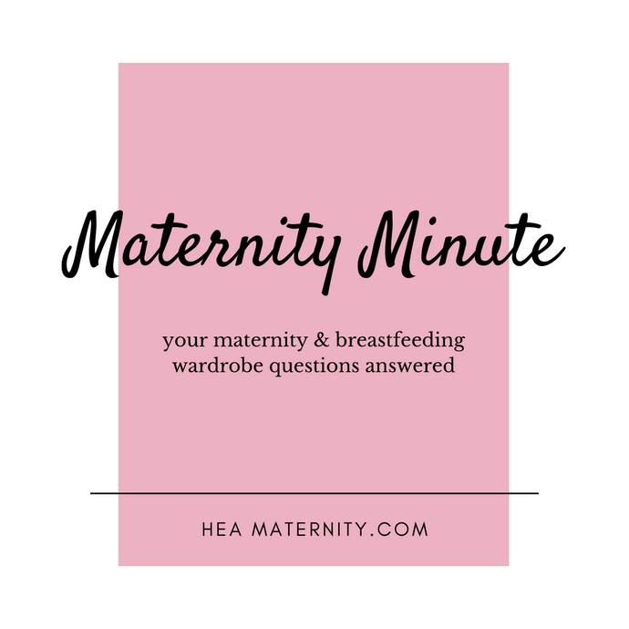 El minuto de maternidad: qué ponerse en su cuarto trimestre 