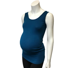 Load image into Gallery viewer, XL HAZEL AND JOOLS Maternity Gathered Tee Tank in Moroccan
