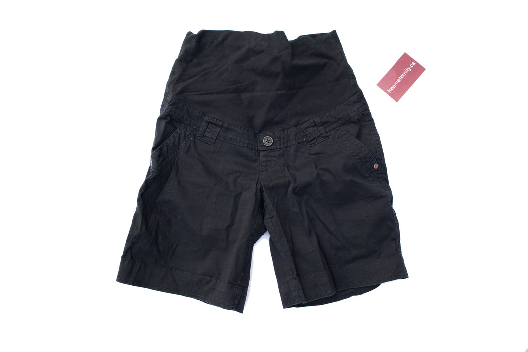 XS Thyme Maternity Shorts in Black 7.5