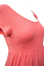 Load image into Gallery viewer, M Stork &amp; Babe maternity Top in Pink with Smocking
