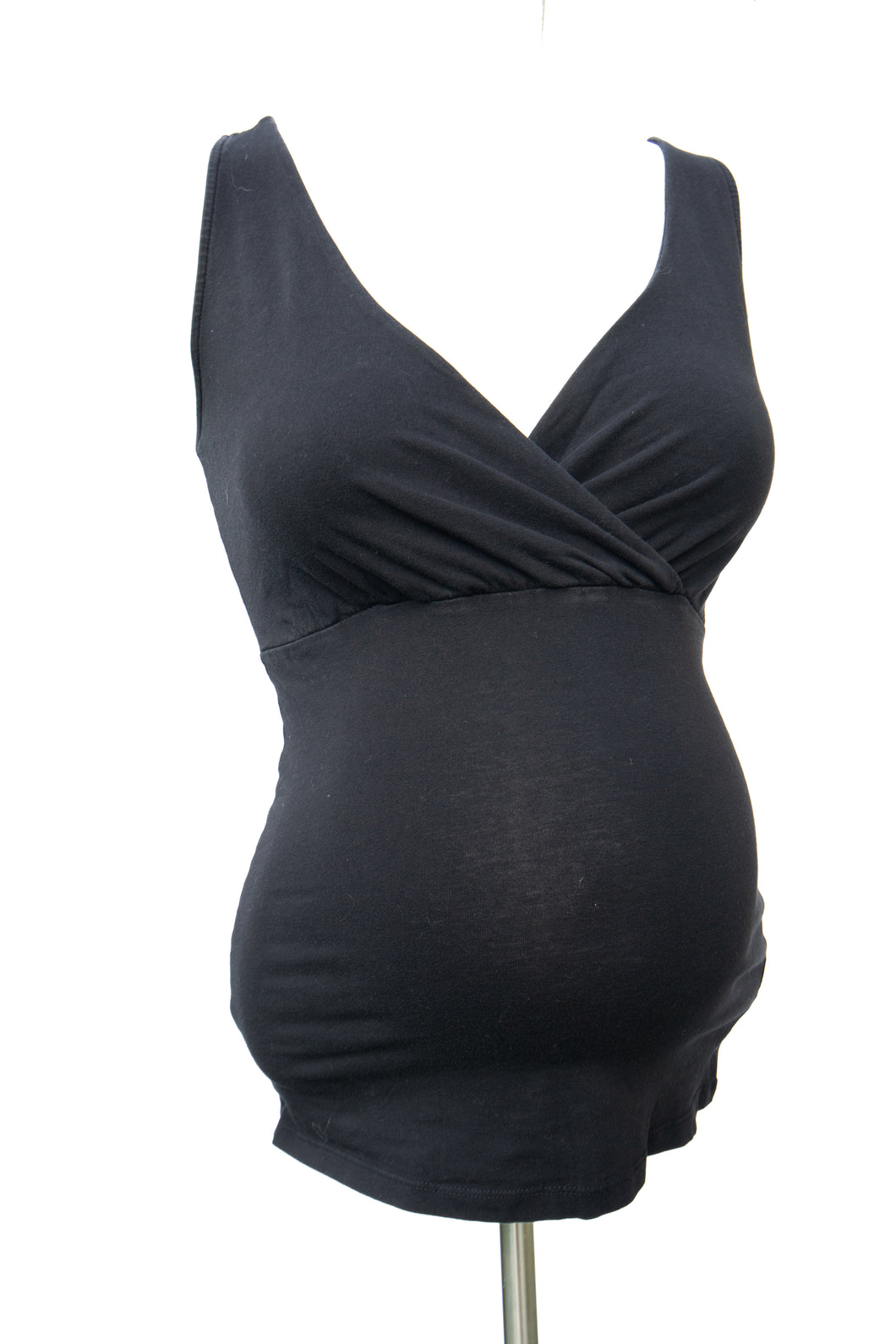 M Old Navy Fitted Maternity Tank in Black