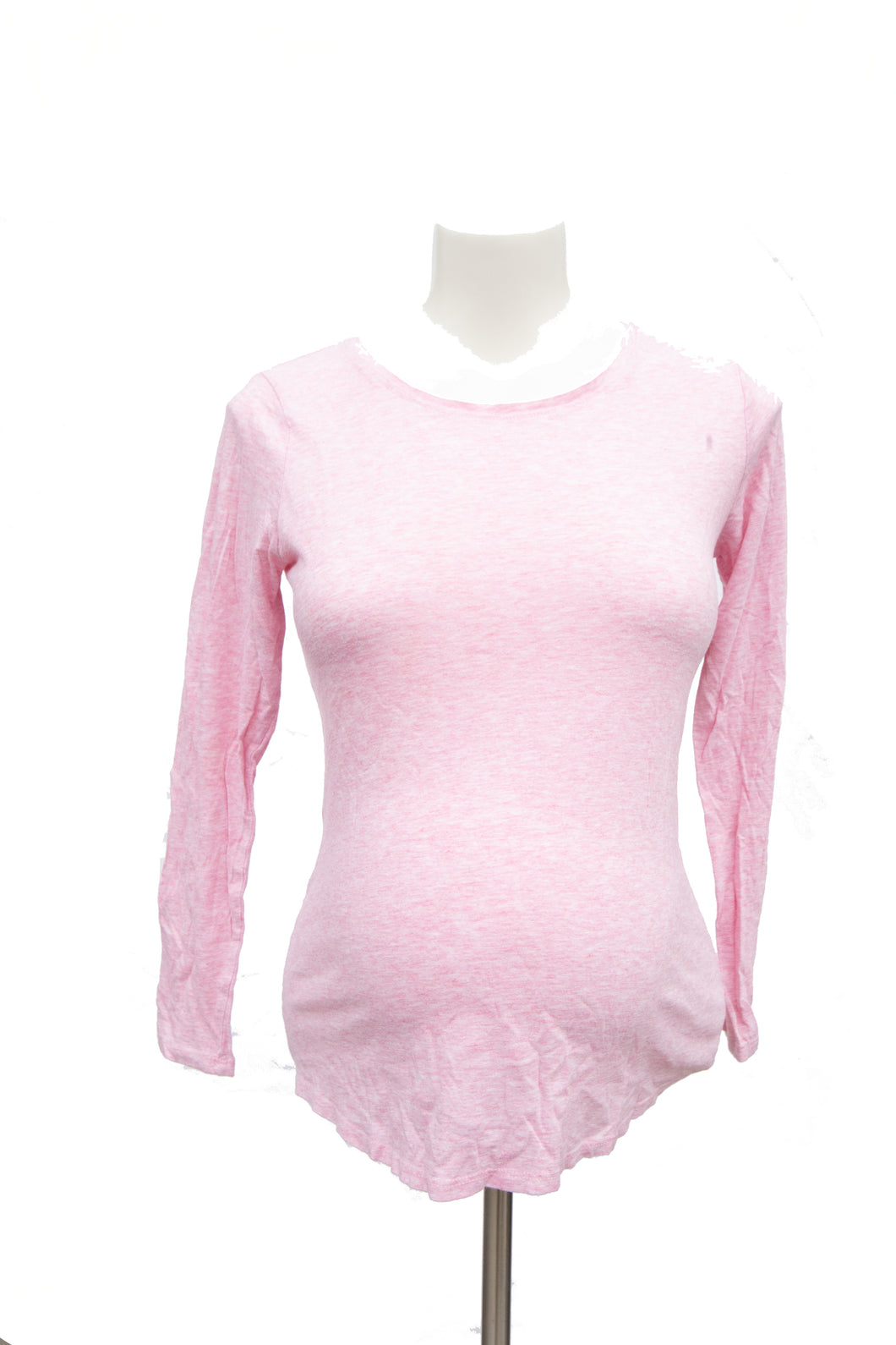M George Maternity Long Sleeve Top in Pink