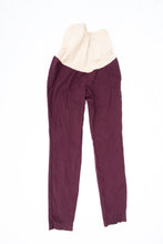 Load image into Gallery viewer, M Motherhood Maternity Dress Pant in Burgundy
