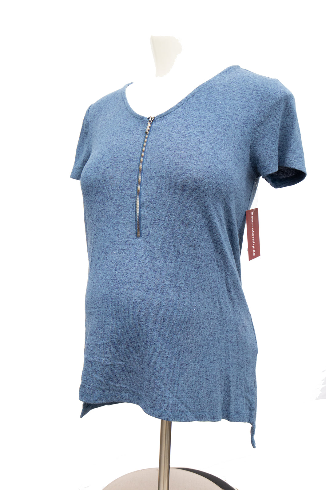S ThymeShort Sleeve Feeding Top with Zipper Access