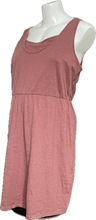 Load image into Gallery viewer, L Thyme Maternity Feeding Dress in Rose
