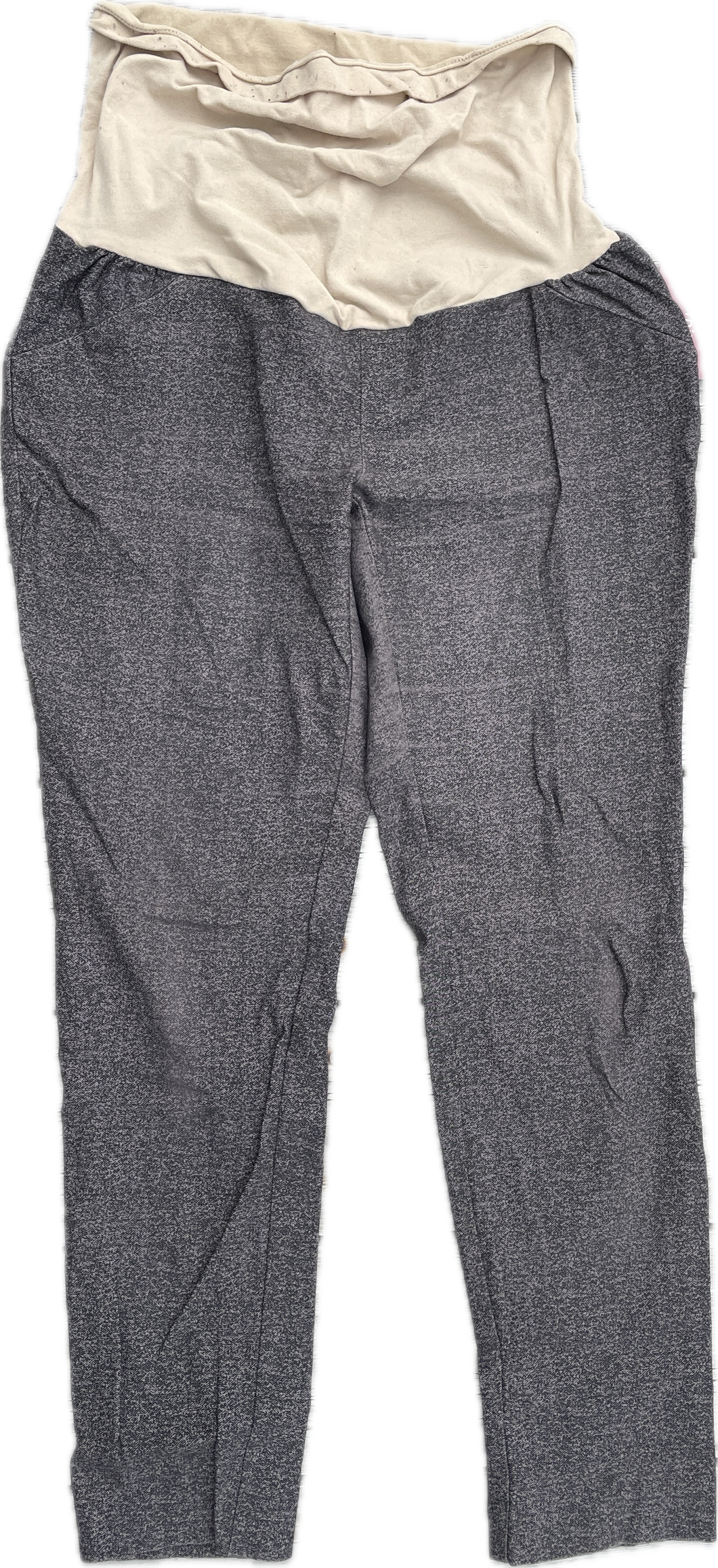 M Motherhood Maternity Crop Pants in Grey 27