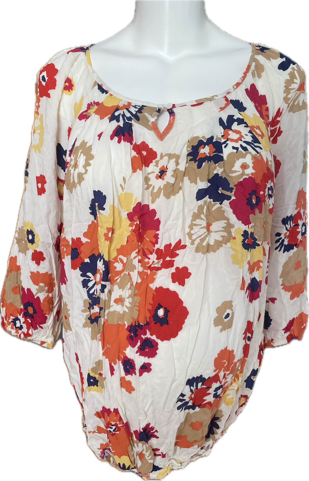 L Old Navy Maternity Fall Floral Top