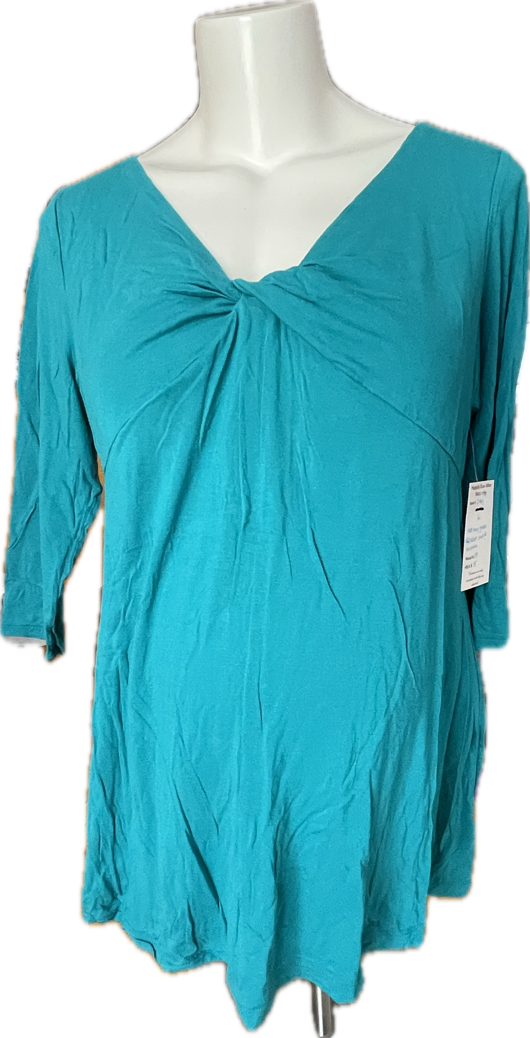 L Old Navy Maternity 3/4 Sleeve top in Green