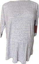 Load image into Gallery viewer, L Gap maternity 3/4 Sleeve Top in Heathered Purple
