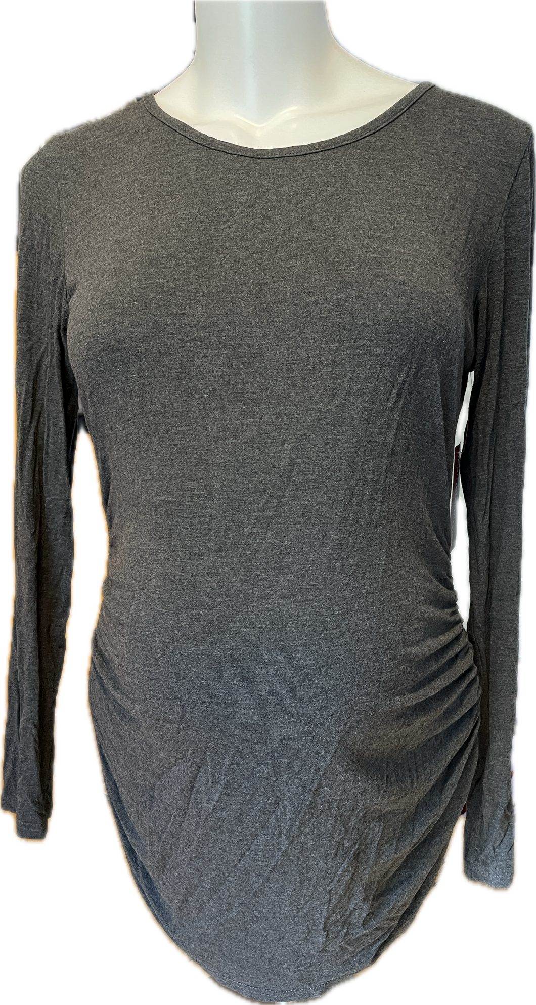 M Small SHow Maternity Long Sleeve top in Grey