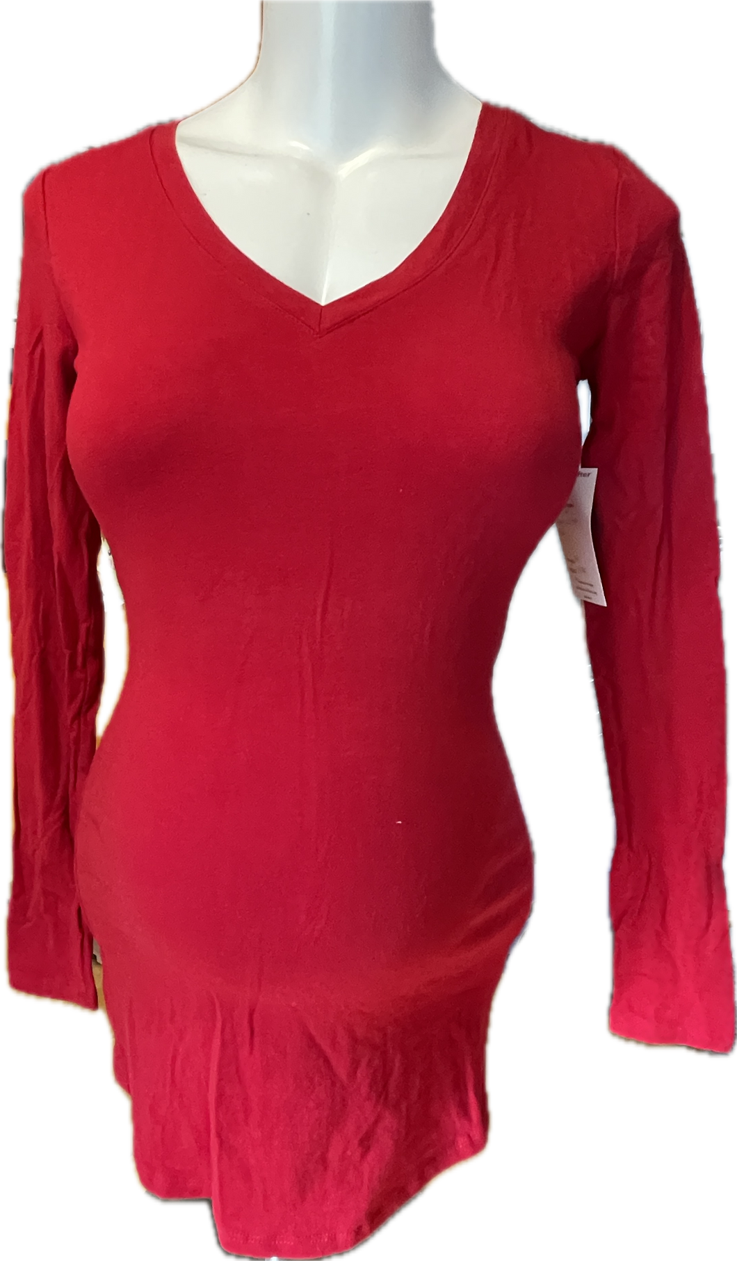 M Thyme maternity Long sleeve top in red