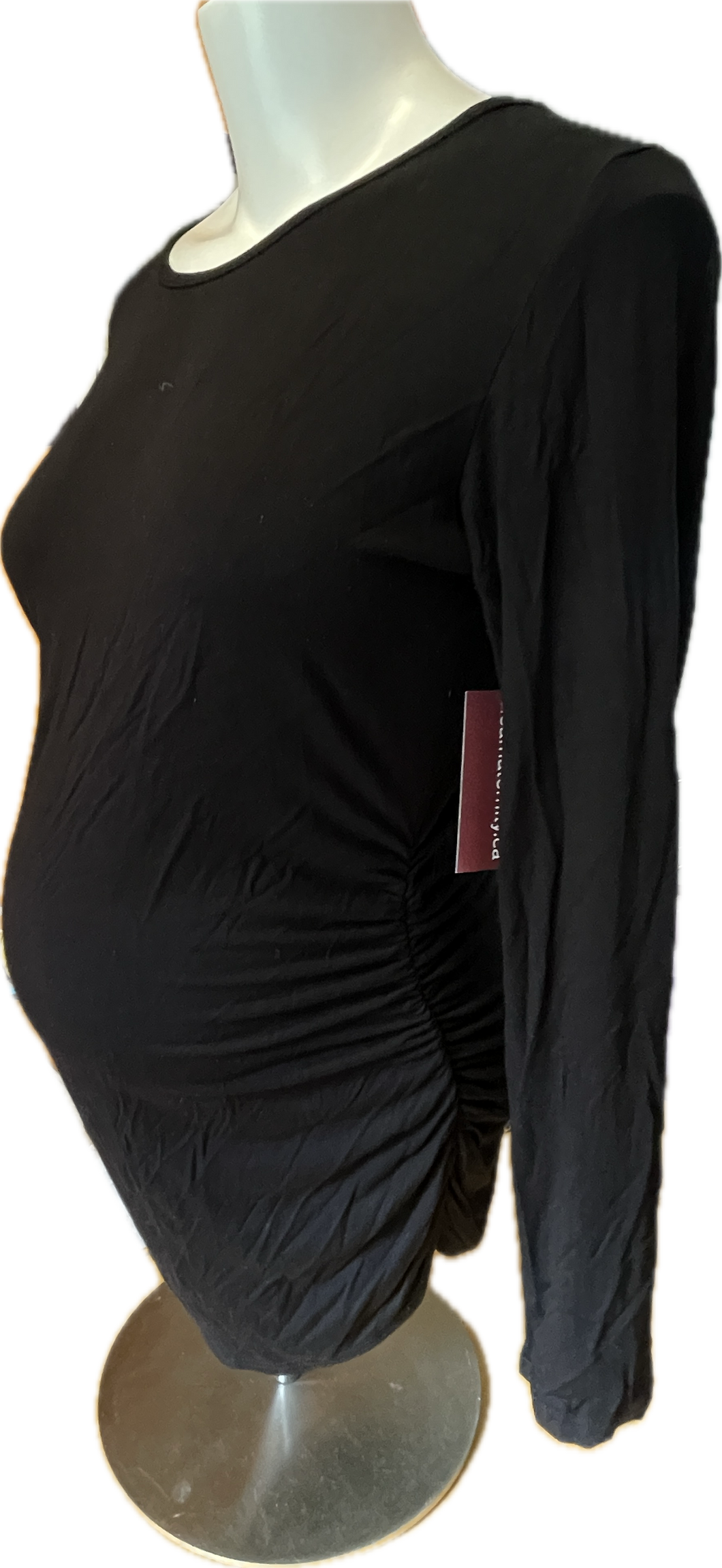 M Small Show Maternity Top in Black