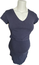 Load image into Gallery viewer, M Thyme Maternity Feeding top in Navy
