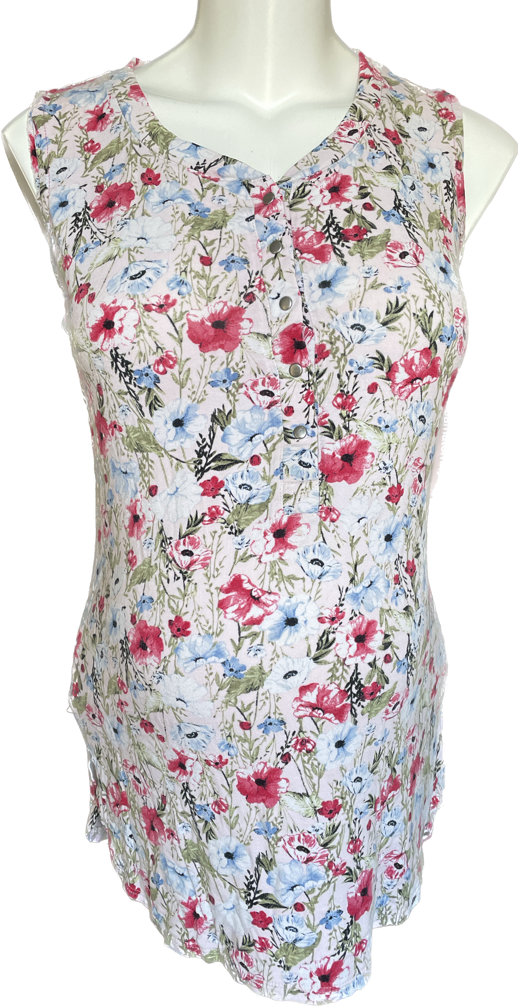 S Thyme Maternity Pink Floral Feeding Top