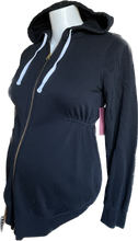 Load image into Gallery viewer, Old Navy Maternity Full Zip Hoodie in Black
