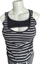 Load image into Gallery viewer, *New* S H&amp;M Mama Navy and White Feeding Dress
