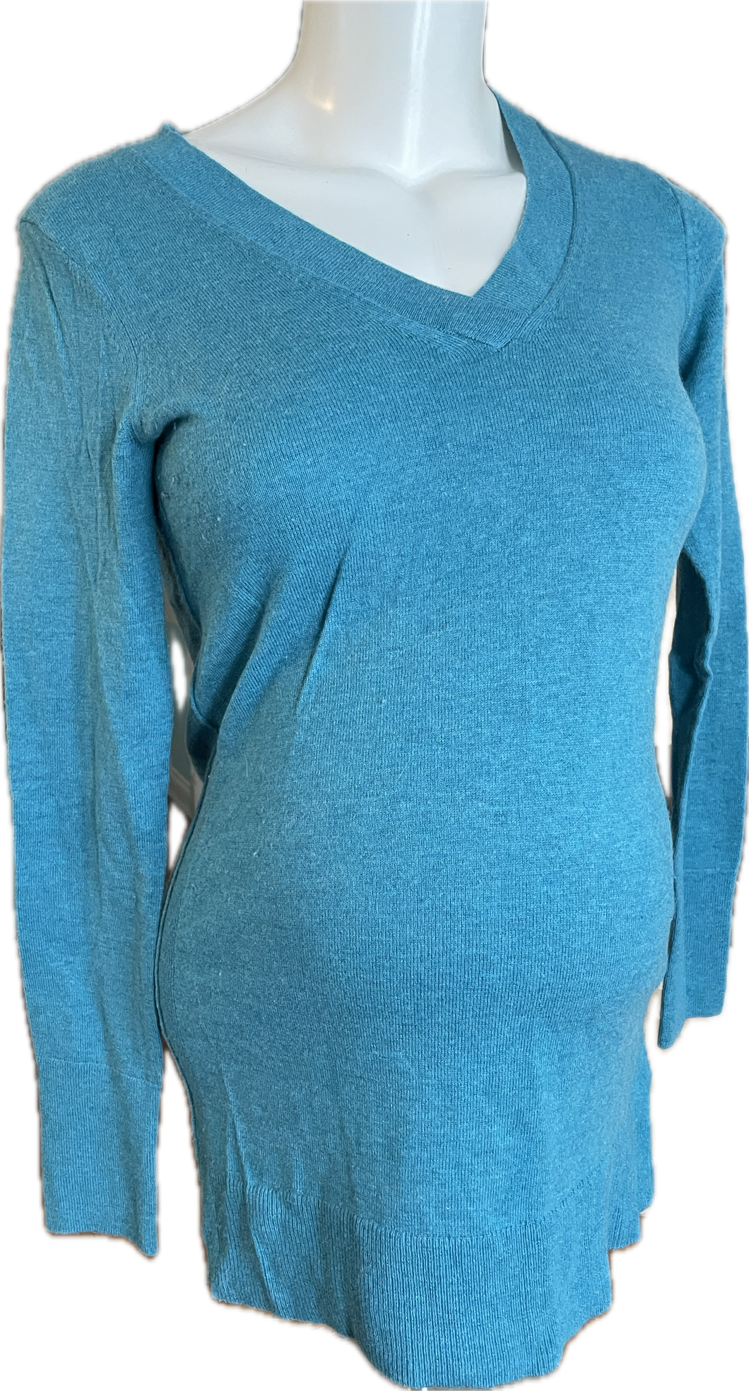 CLEARANCE XS Old Navy V-Neck Sweater in Blue