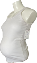 Load image into Gallery viewer, M Gao Maternity Tank Top The Essentials in White
