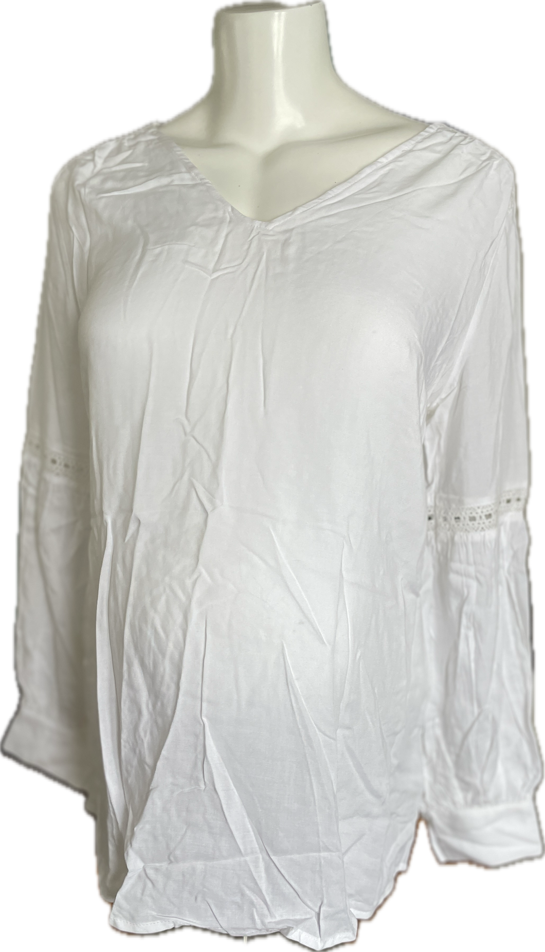 S H&M Mama Blouse in White