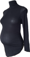 Charger l&#39;image dans la galerie, XS Old Navy Maternity Mockneck in black
