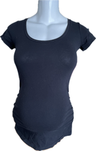 Load image into Gallery viewer, XS Old Navy Maternity Short Sleeve top in Black
