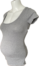 Load image into Gallery viewer, XS Old Navy Maternity Short Sleeve top in Grey
