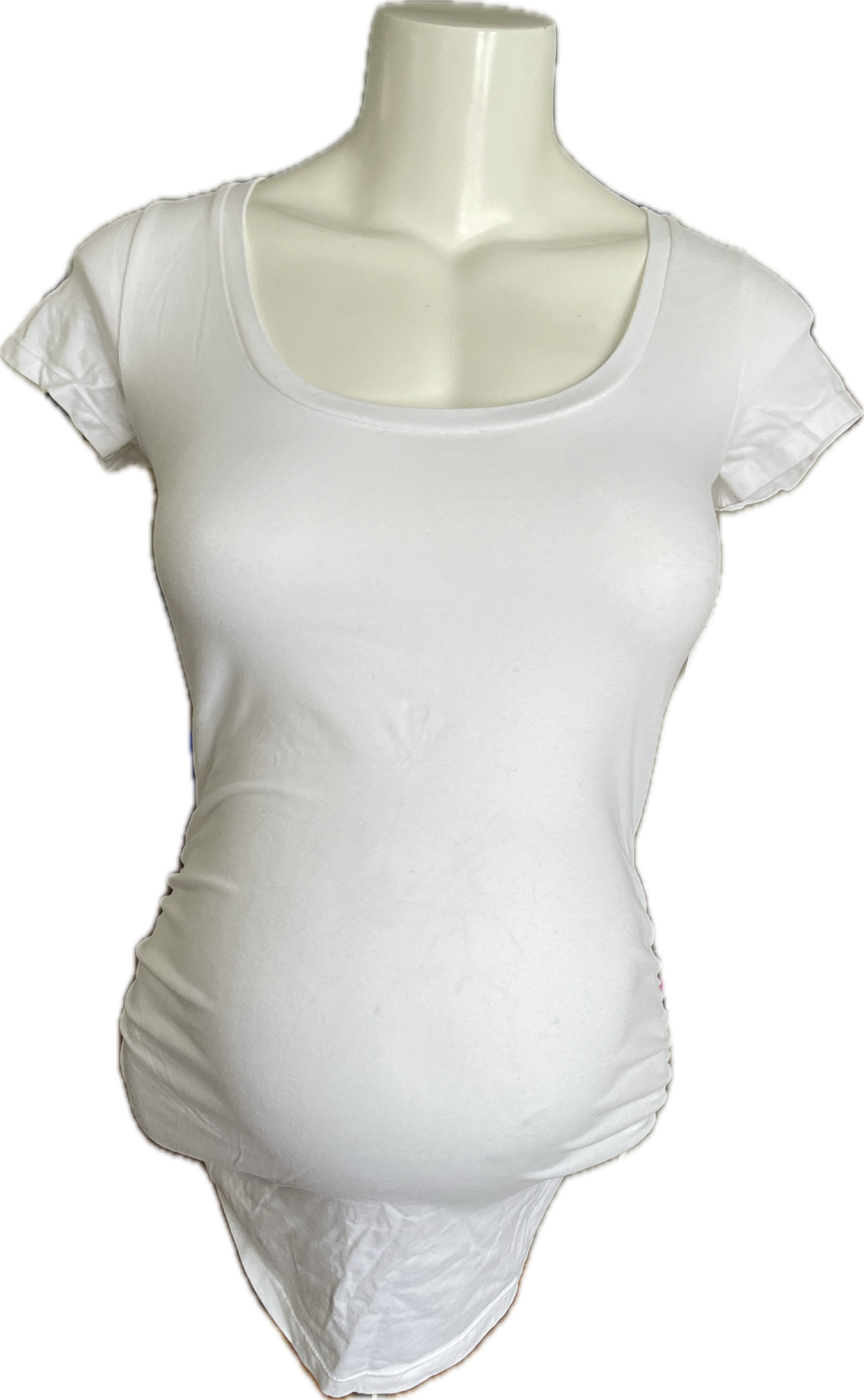 XS Old Navy Maternity Short Sleeve top in White