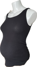Load image into Gallery viewer, XS Old Navy Maternity Ribbed Tank in Black
