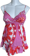 Cargar imagen en el visor de la galería, S Motherhood Maternity Tank top in Pink Pattern
