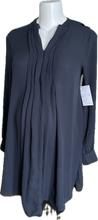 Load image into Gallery viewer, S H&amp;M Mama Maternity Blouse in Navy
