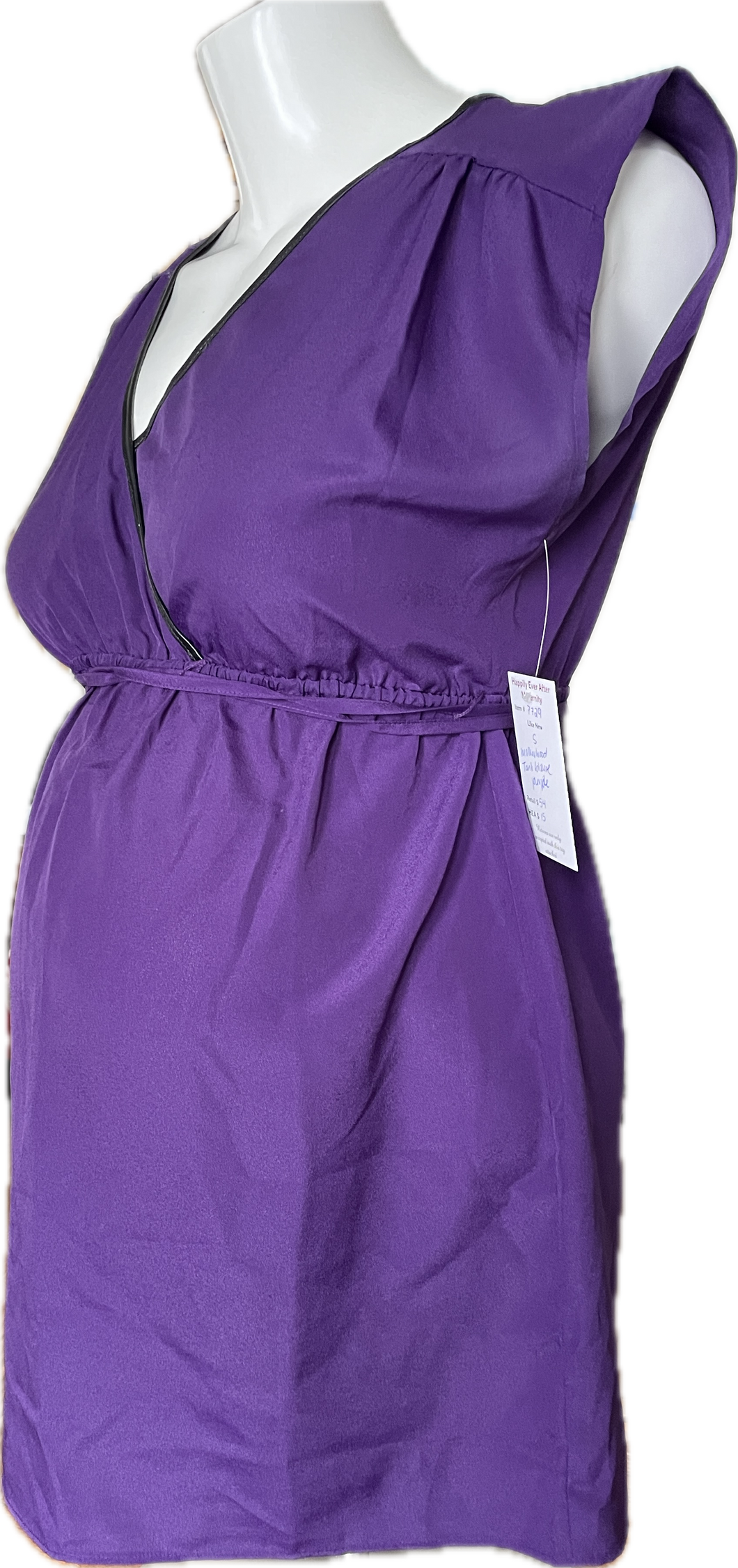 S Motherhood Maternity Blouse in Purple