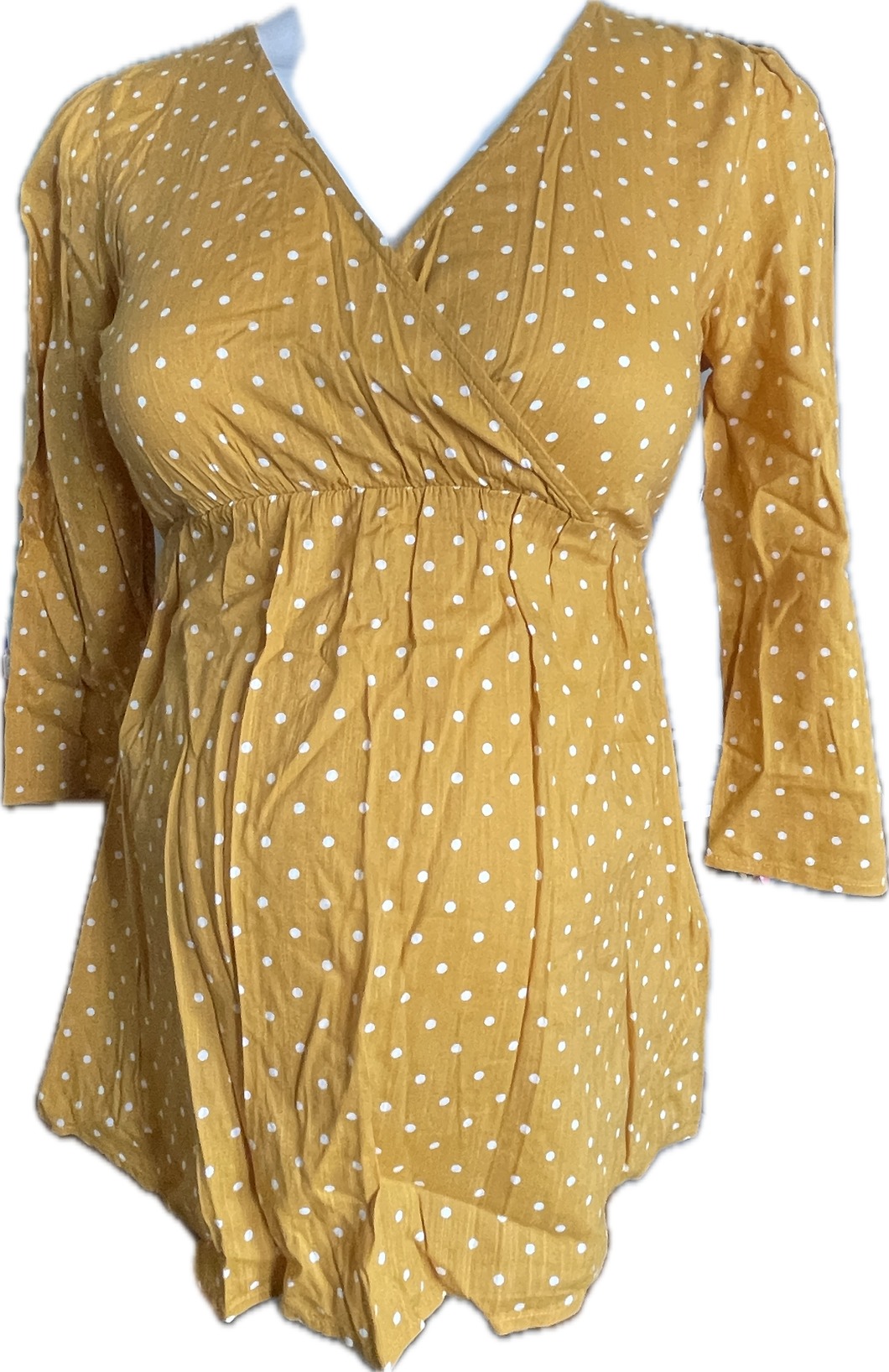 XS Old Navy maternity Mustard Coloured Blouse