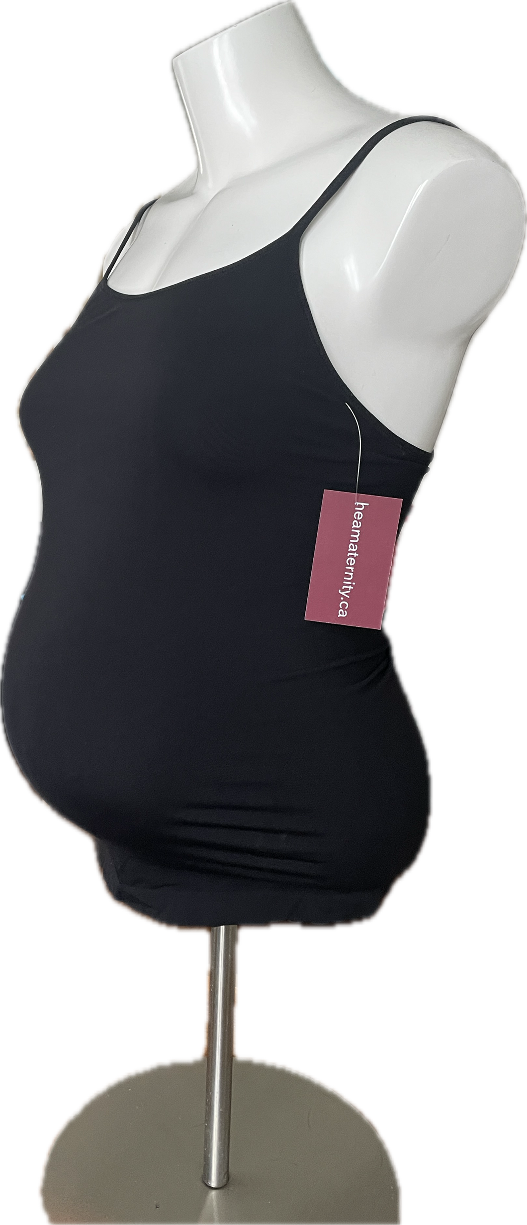S Gap Maternity Tank Top with built in bra in Black