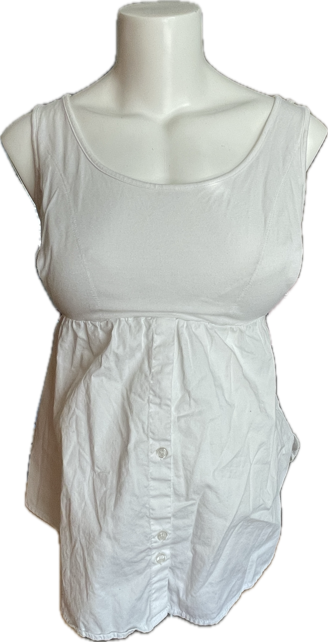 M Seraphine Maternity & Feeding Tank top in White