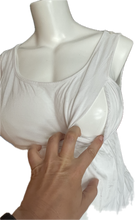 Load image into Gallery viewer, M Seraphine Maternity &amp; Feeding Tank top in White
