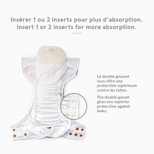 Load image into Gallery viewer, La Petite Ourse Cloth Diaper 10-35lb – Hockey
