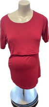 Load image into Gallery viewer, L Small Show Maternity &amp; Feeding top in Red
