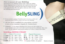 Load image into Gallery viewer, *New* Belly Sling Pregnancy Support Size XL
