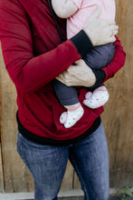 Load image into Gallery viewer, *New* Gaby  Feeding Hoodie in Heathered Red
